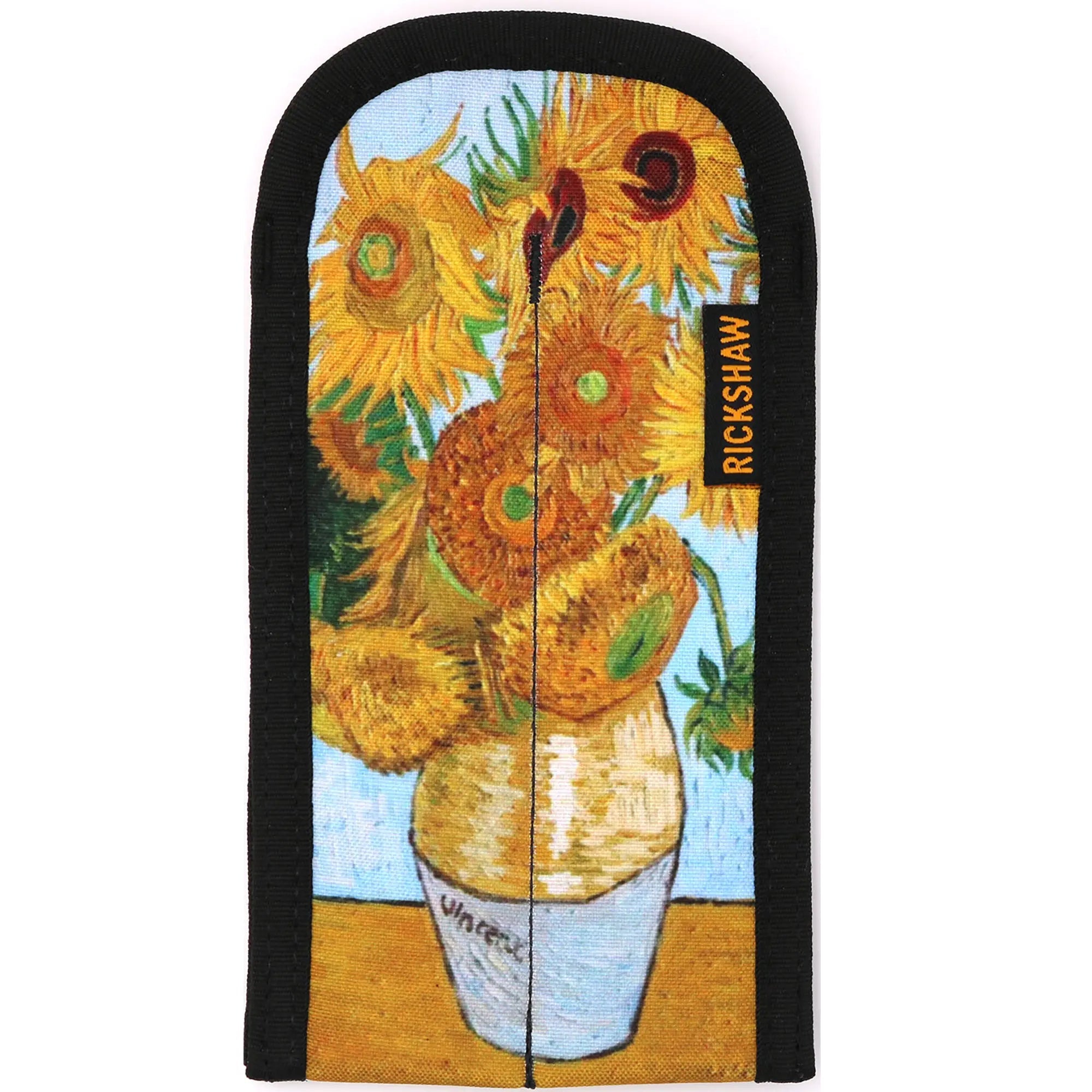 Rickshaw 2 pen coozy sleeve Van Gogh, Sunflowers in Vase - Fontoplumo