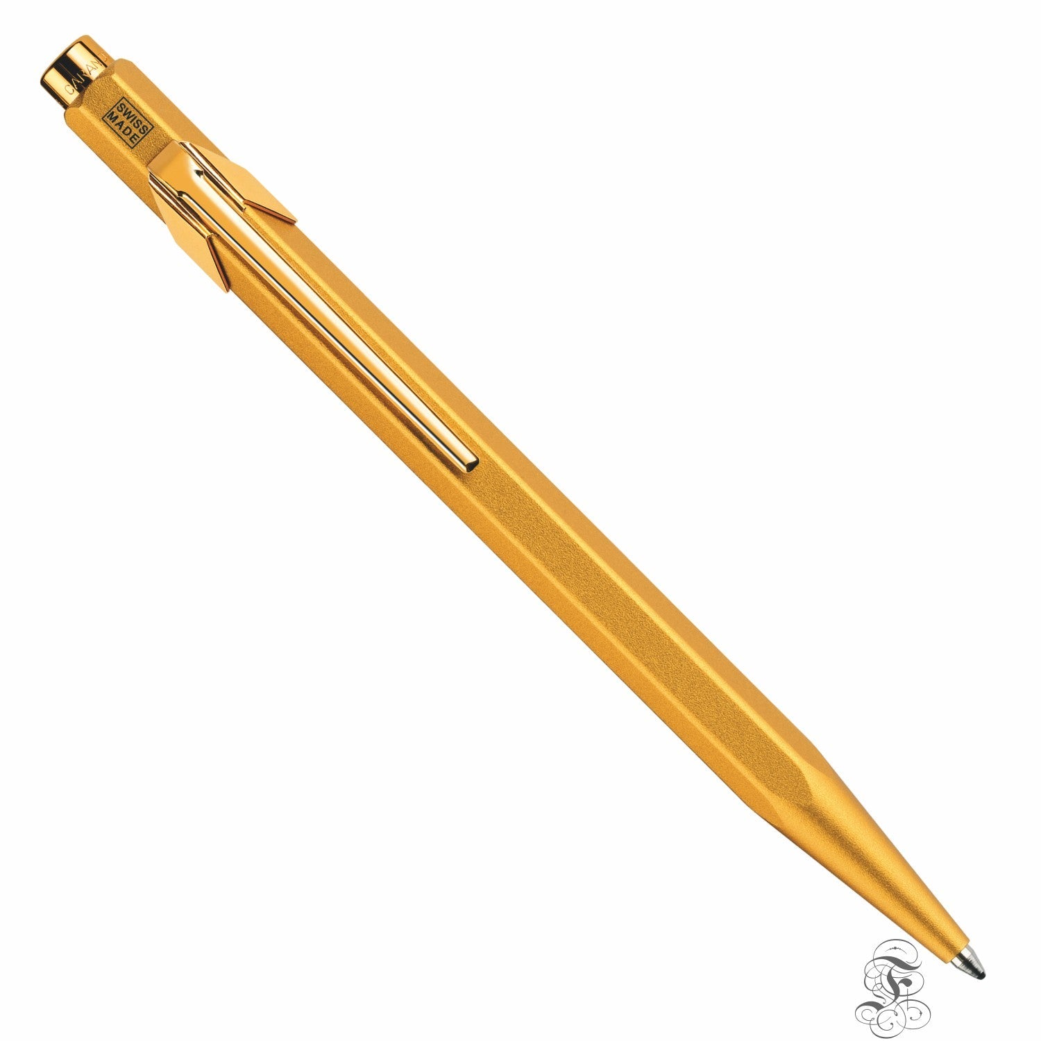 Caran d'Ache 849 Goldbar ballpoint with pencase - Fontoplumo