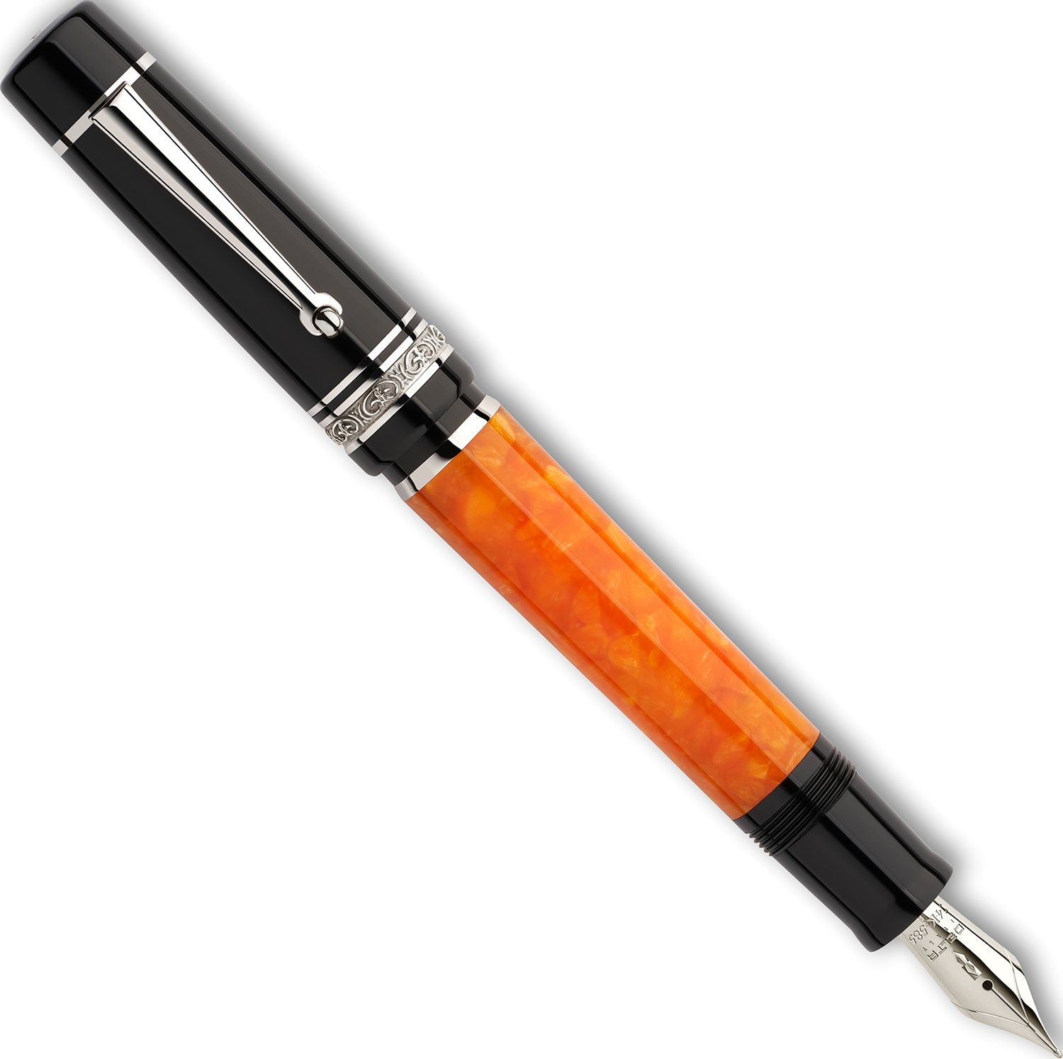 Delta Dolce Vita mid size palladium fountain pen - Fontoplumo