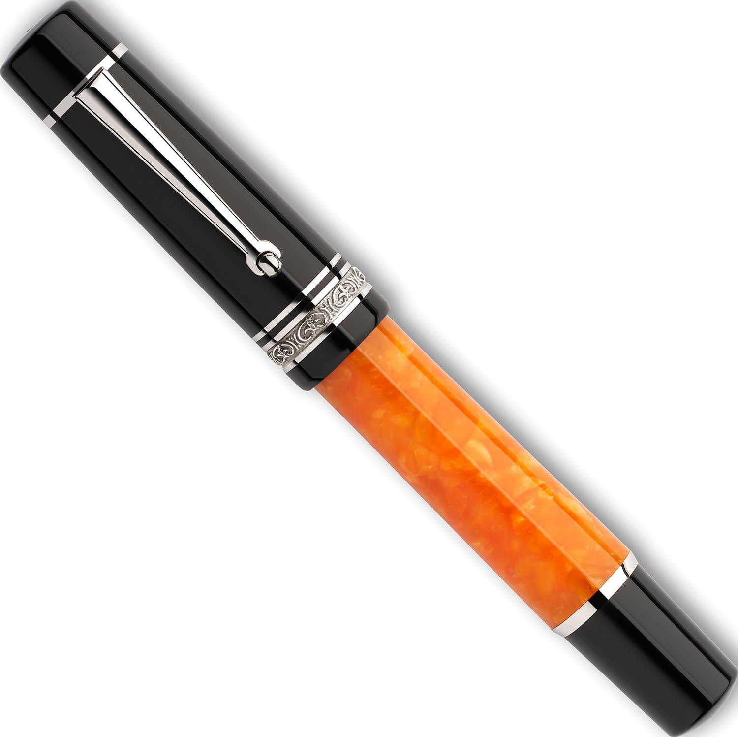 Delta Dolce Vita mid size palladium fountain pen - Fontoplumo
