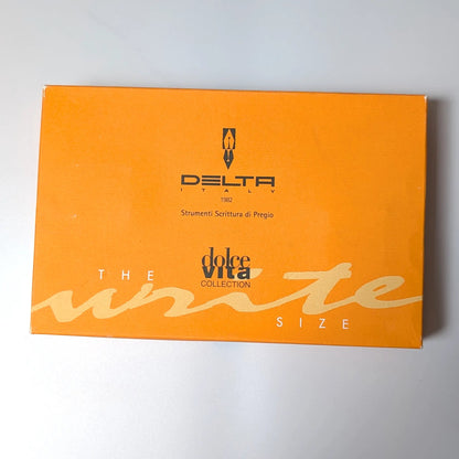 Delta Dolce Vita Soiree mid size palladium fountain pen - Fontoplumo