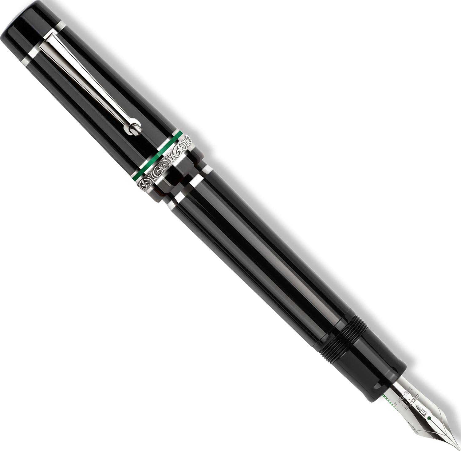 Delta Magnifica Green oversize fountain pen - Fontoplumo