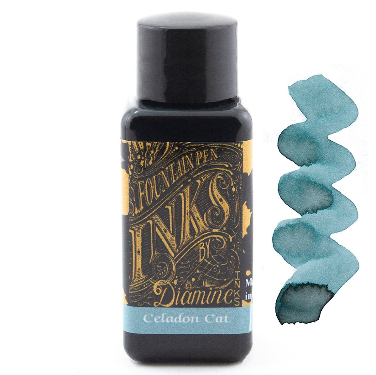 Diamine Celadon Cat ink 30ml - Fontoplumo