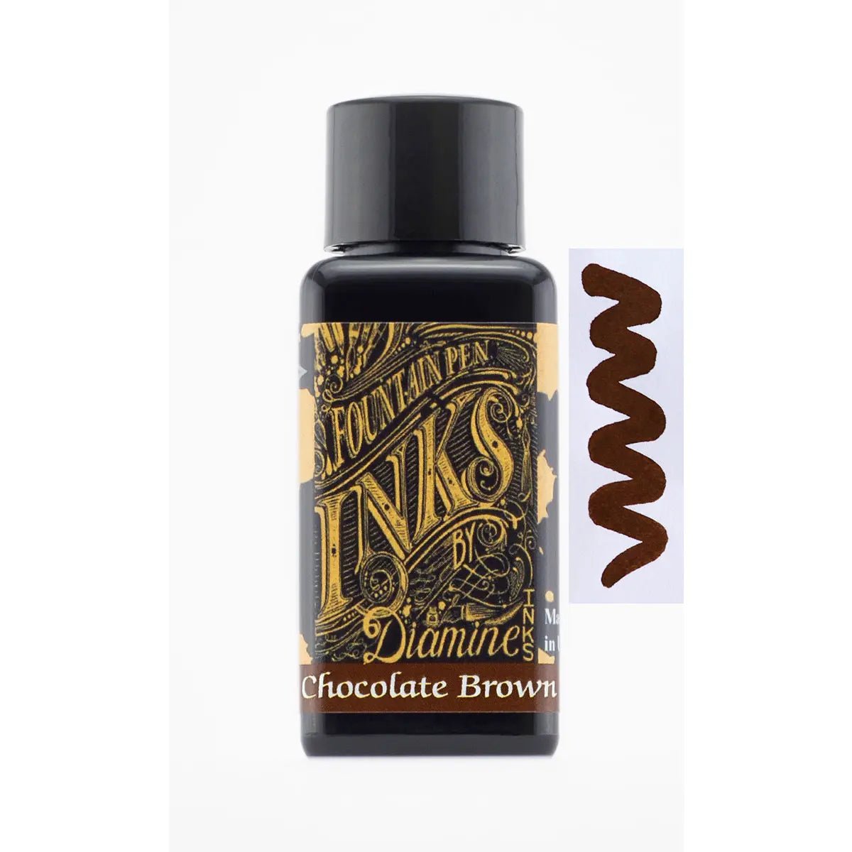Diamine Chocolate Brown ink 30ml - Fontoplumo