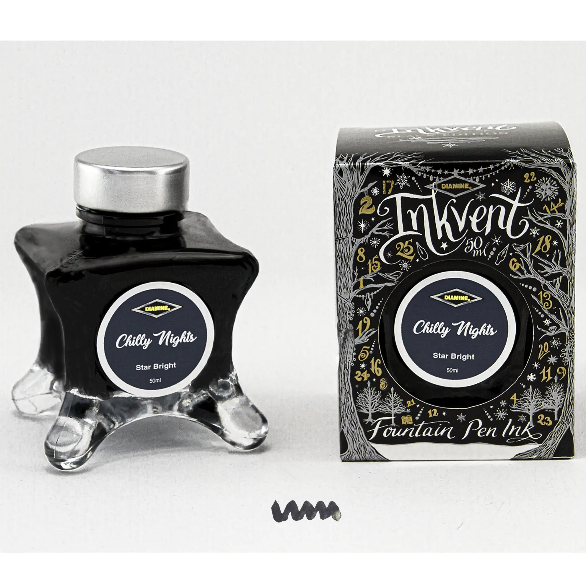 Diamine Inkvent Black Edition 2024 50ml - Fontoplumo