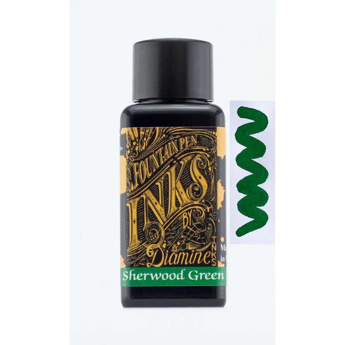 Diamine Sherwood Green ink 30ml - Fontoplumo