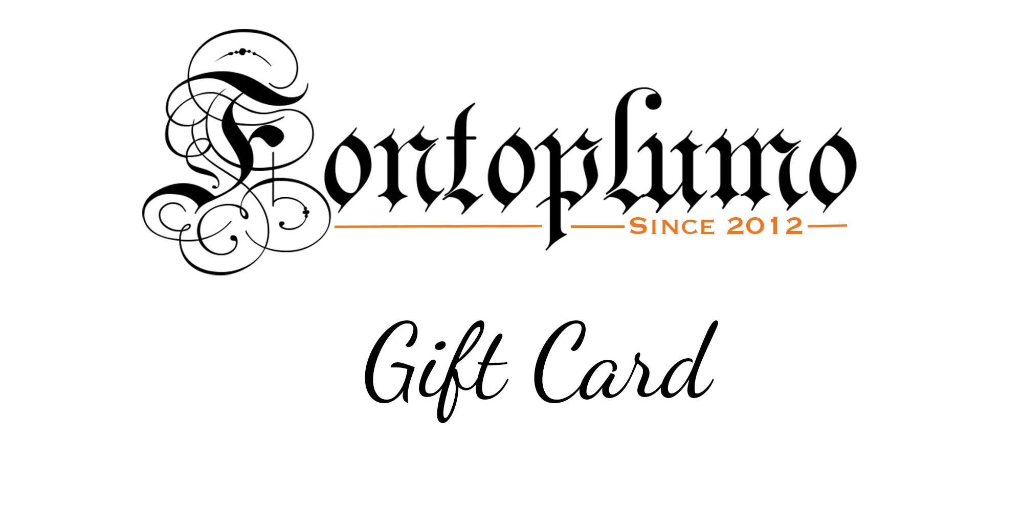 Fontoplumo gift card - Fontoplumo