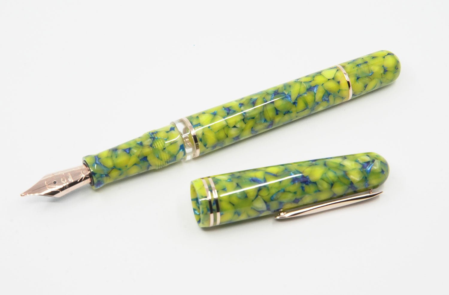 Gioia Métis Colibri rose gold fountain pen - Fontoplumo