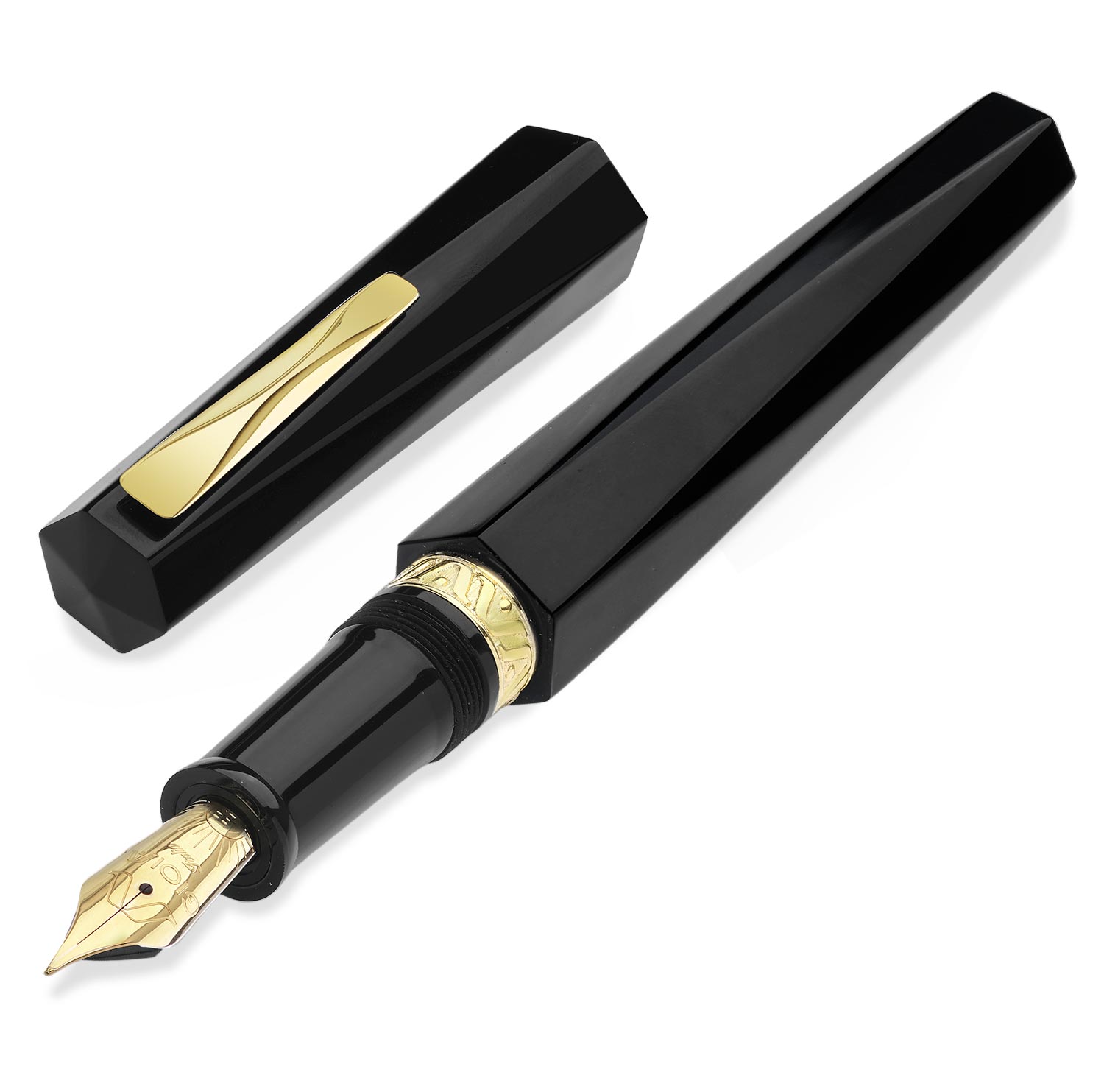 Gioia Sephora Noir gold fountain pen - Fontoplumo