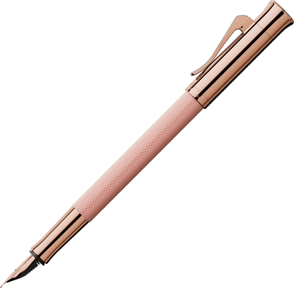 Graf von Faber - Castell Guilloche rose blush fountain pen - Fontoplumo