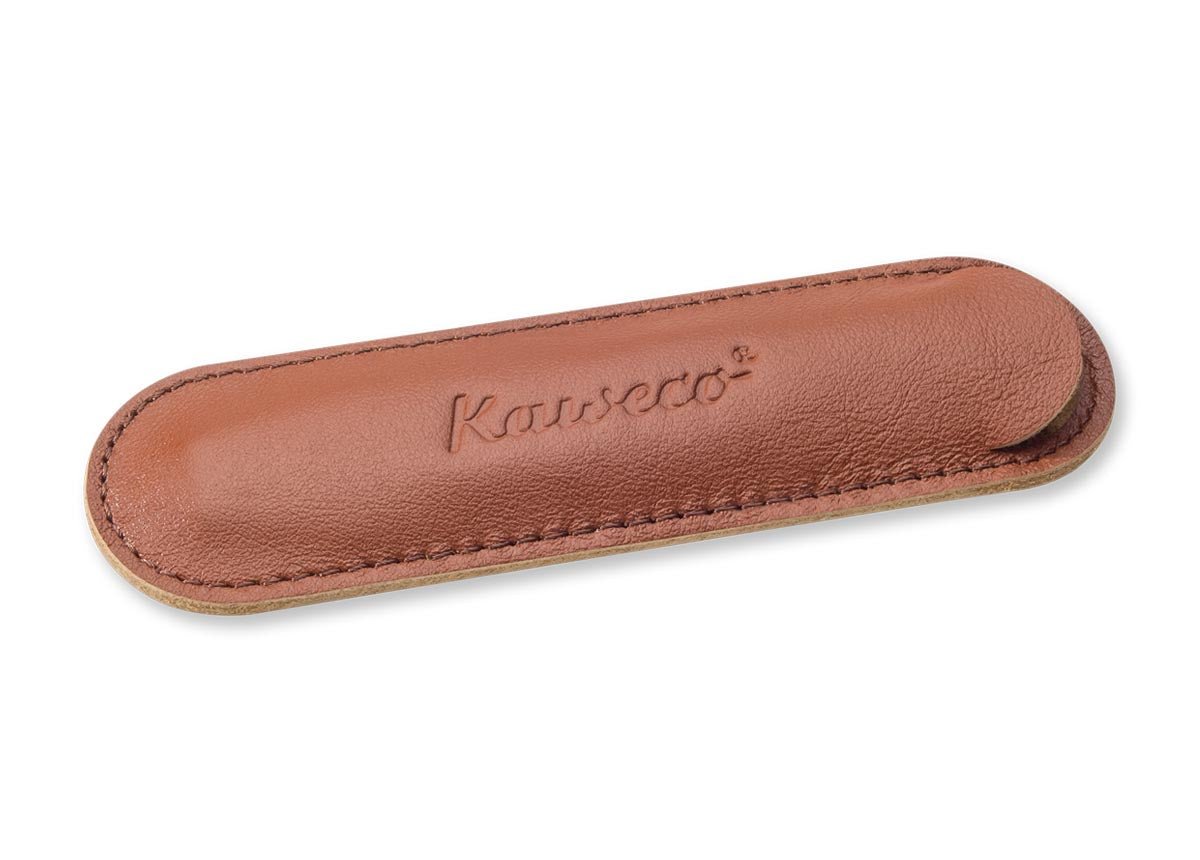 Kaweco penpouch brandy for 1 Sport pen leather - Fontoplumo