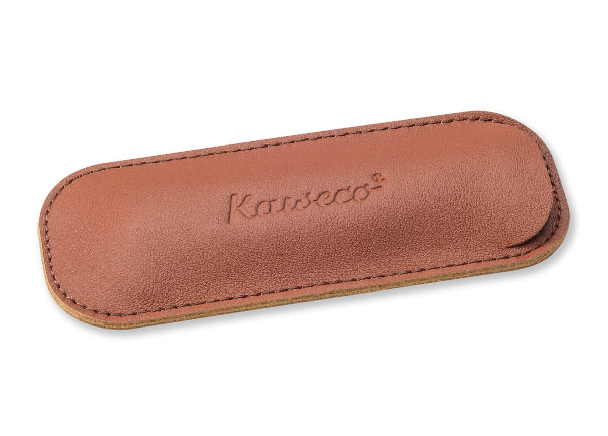 Kaweco penpouch brandy for 2 Sport pens leather - Fontoplumo