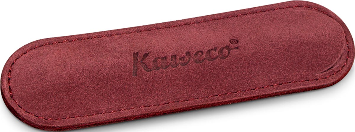 Kaweco penpouch burgundy velours for 1 Sport pen - Fontoplumo