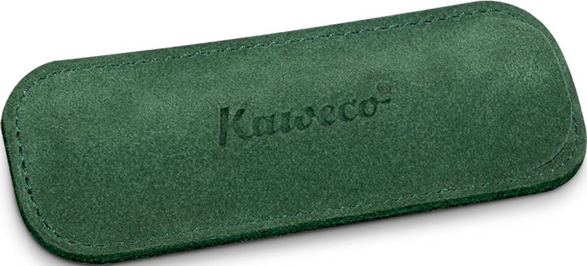 Kaweco penpouch green velours for 2 Sport pens - Fontoplumo