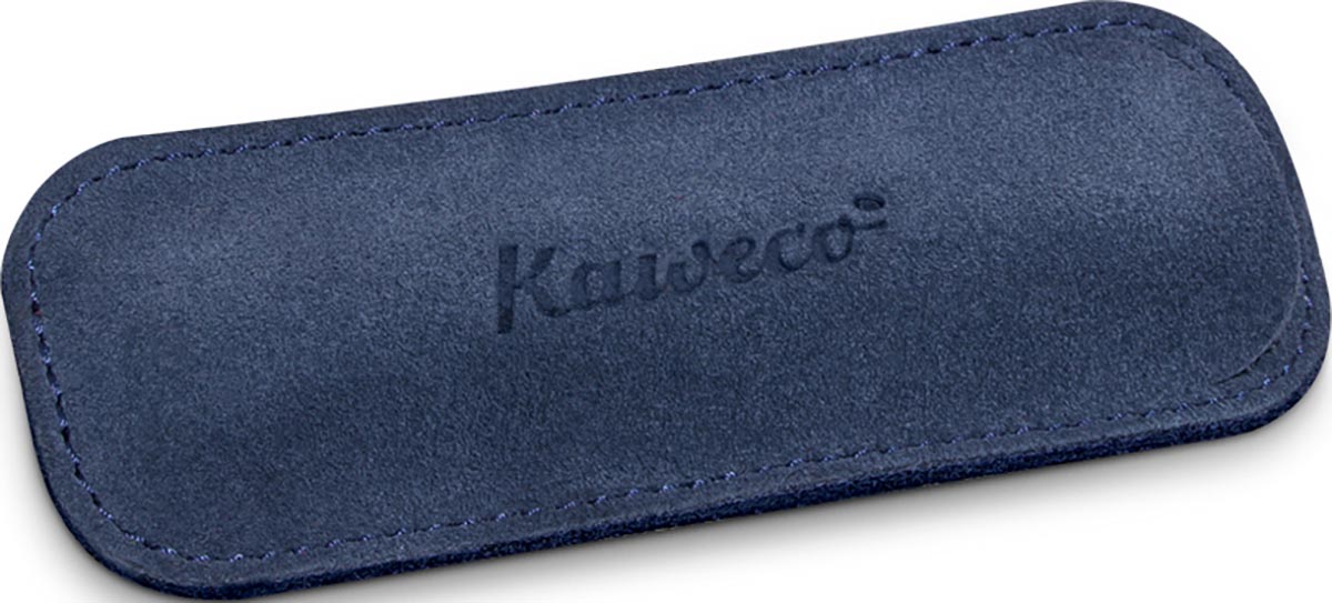 Kaweco penpouch velours blue for 2 Sport pens - Fontoplumo