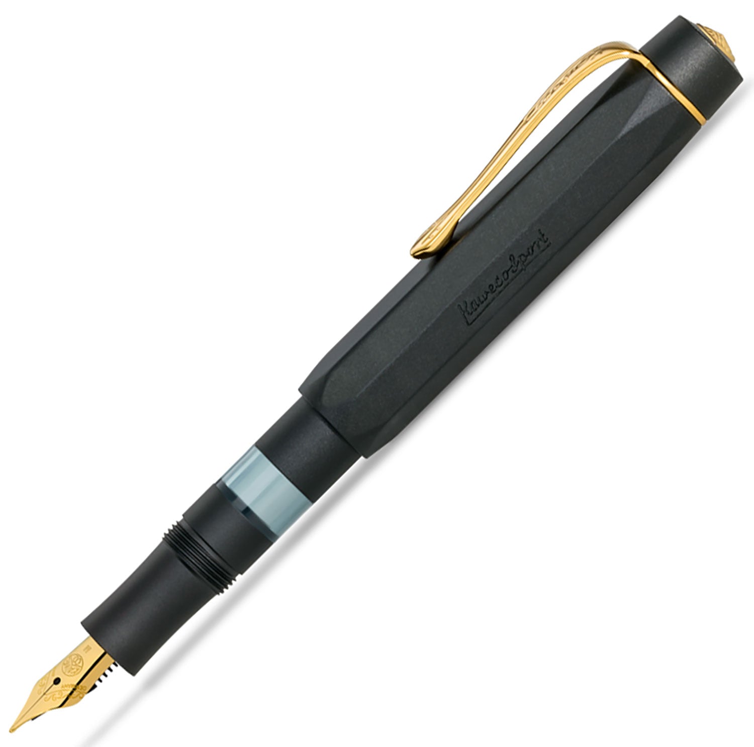 Kaweco Piston Sport AL black SET with ink - Fontoplumo