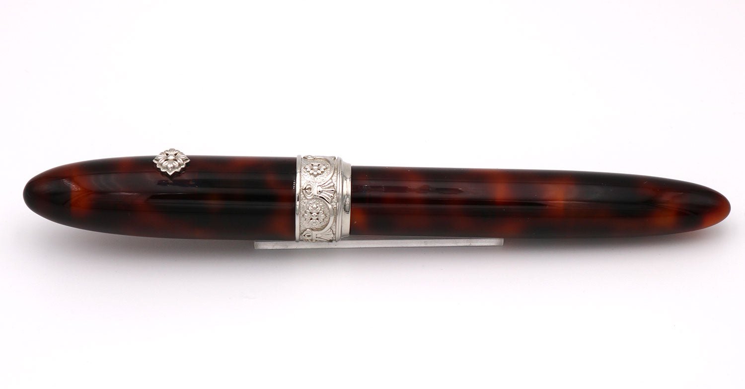 Kilk Novo Baroque Tortoise fountain pen - Fontoplumo