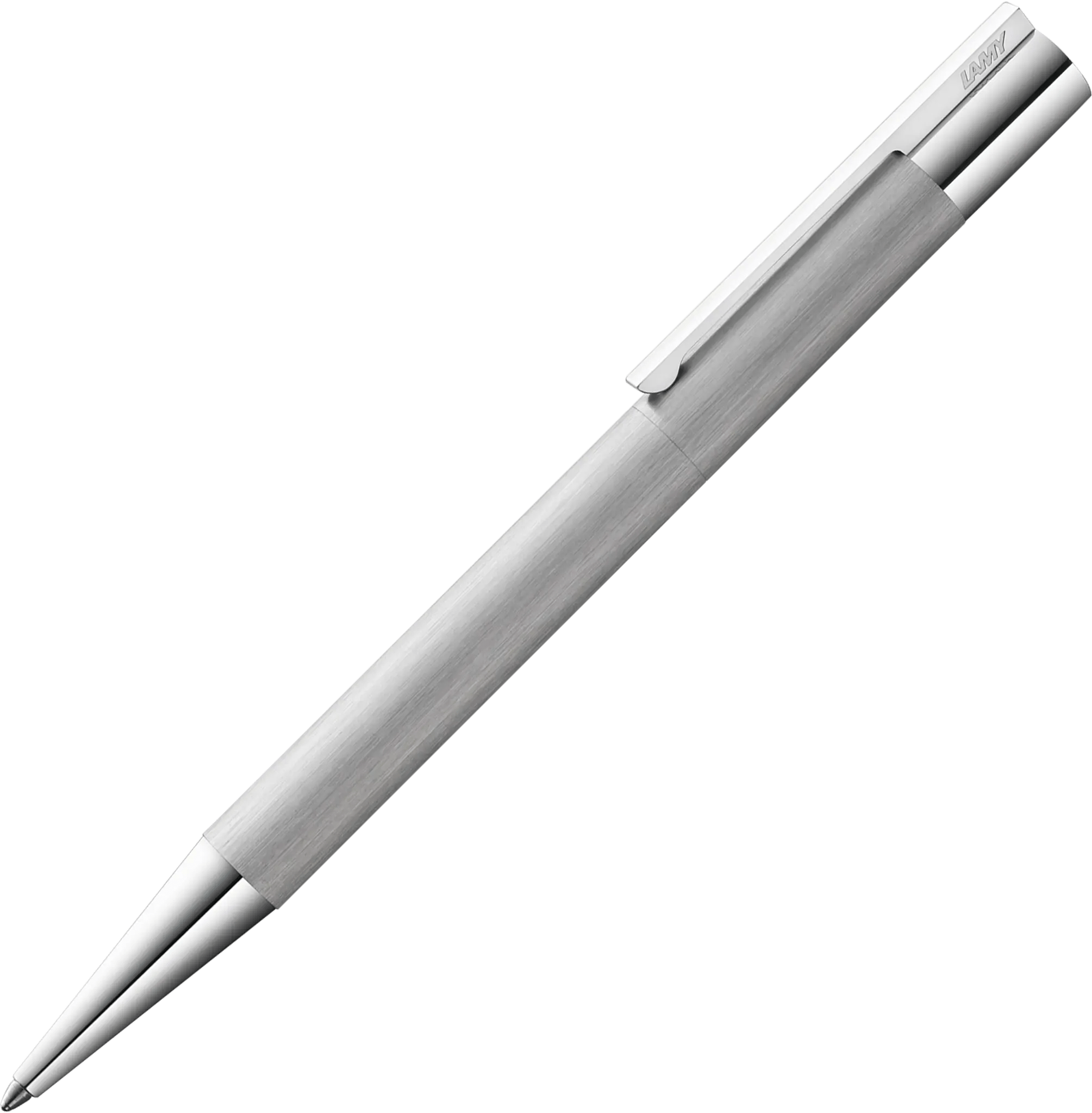 LAMY scala brushed steel ballpoint pen - Fontoplumo
