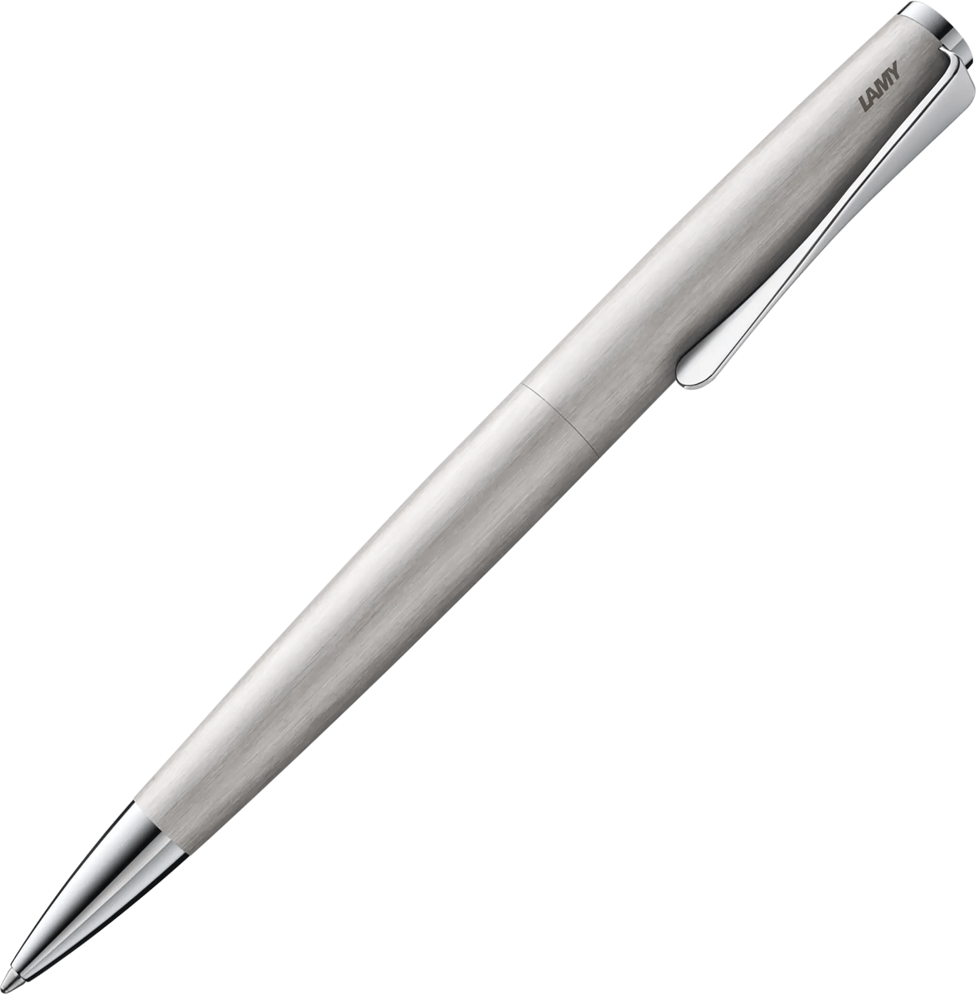 LAMY studio brushed steel ballpoint pen - Fontoplumo