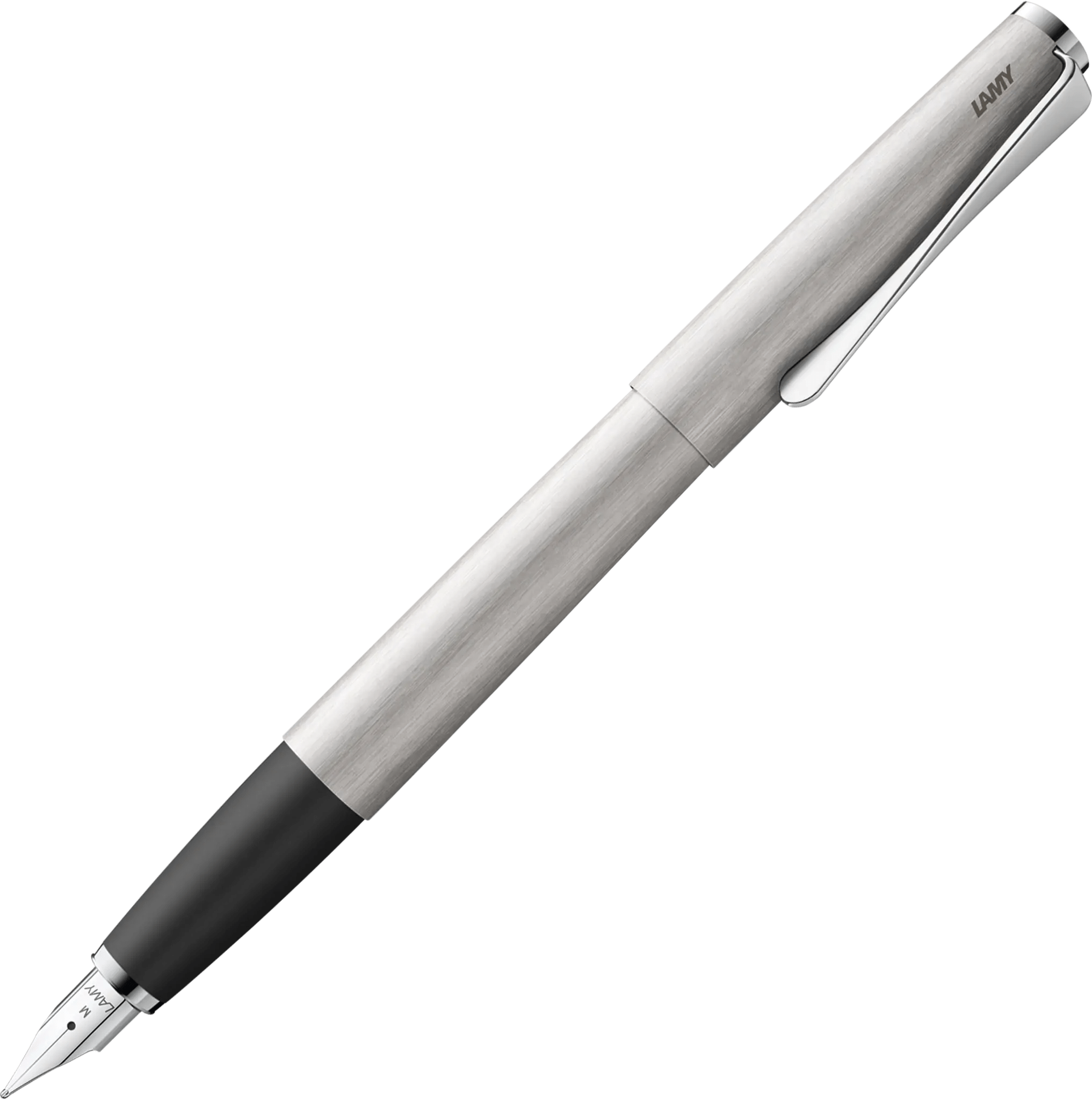 LAMY studio brushed steel fountain pen - Fontoplumo