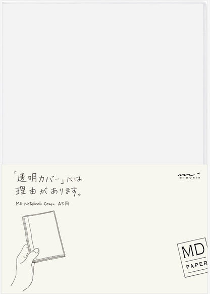 Midori A5 clear cover - Fontoplumo