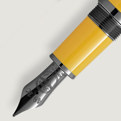 Montblanc Great Characters Enzo Ferrari Giallo Modena fountain pen - Fontoplumo