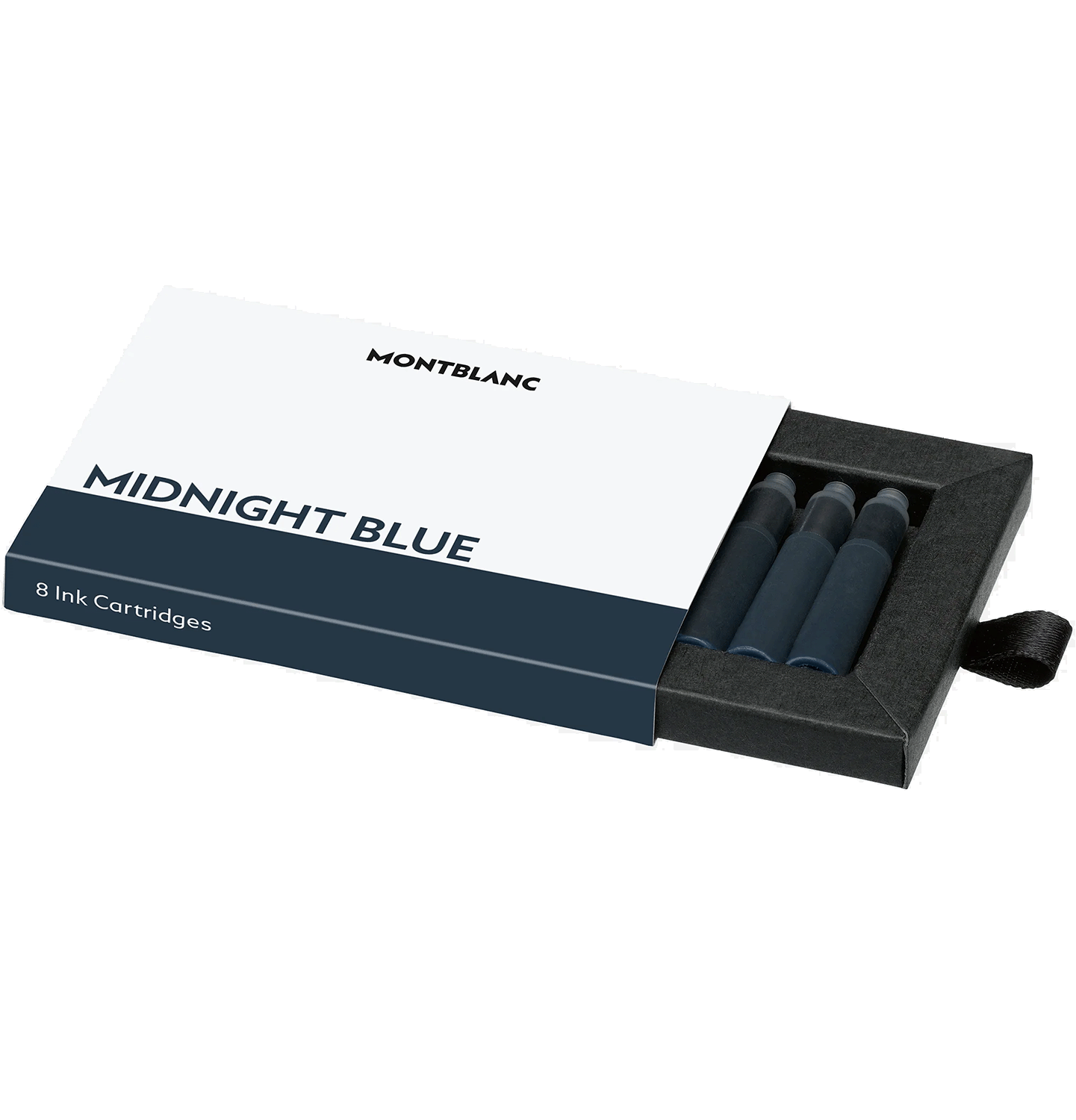 Montblanc ink cartridges Midnight Blue 8 pieces per pack - Fontoplumo