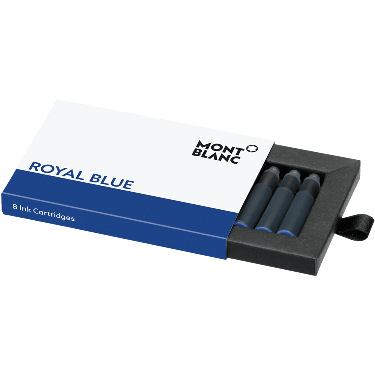 Montblanc ink cartridges Royal Blue 8 pieces per pack - Fontoplumo