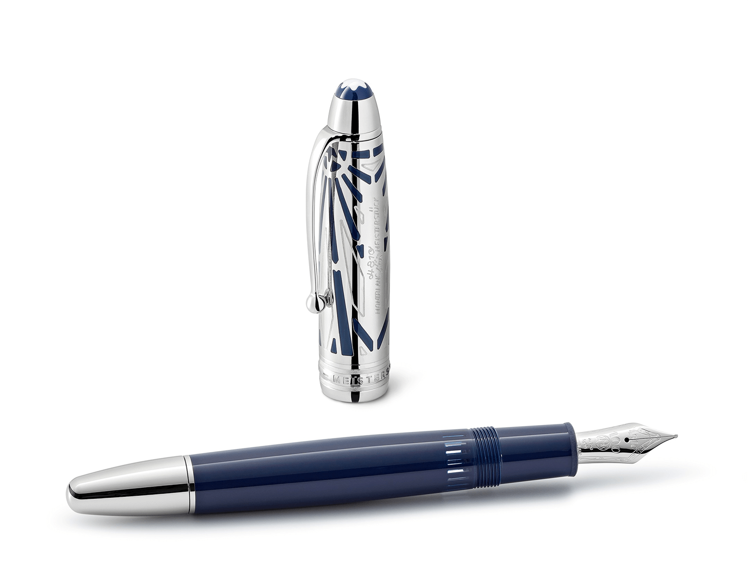 Montblanc Meisterstück The Origin Doue LeGrand 146 Blue fountain pen - Fontoplumo