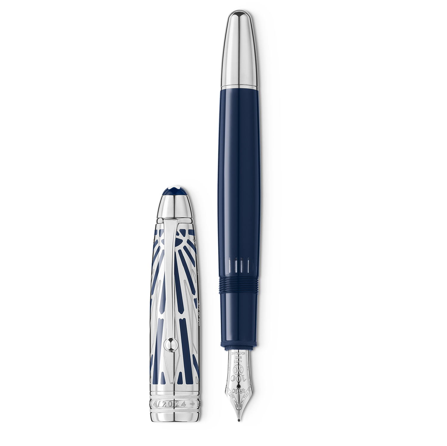 Montblanc Meisterstück The Origin Doue LeGrand 146 Blue fountain pen - Fontoplumo