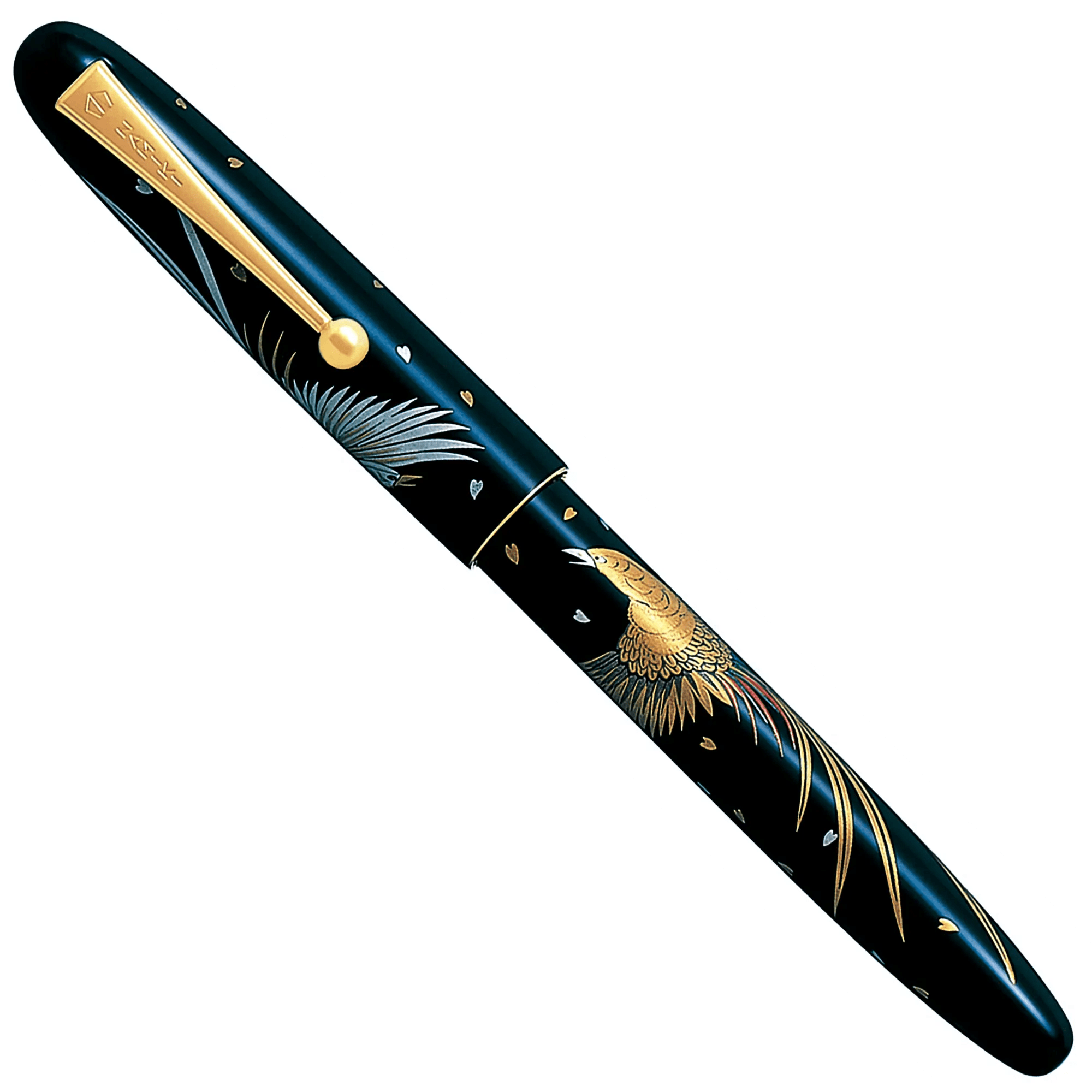 Namiki Nippon Art Golden Pheasant fountain pen - Fontoplumo