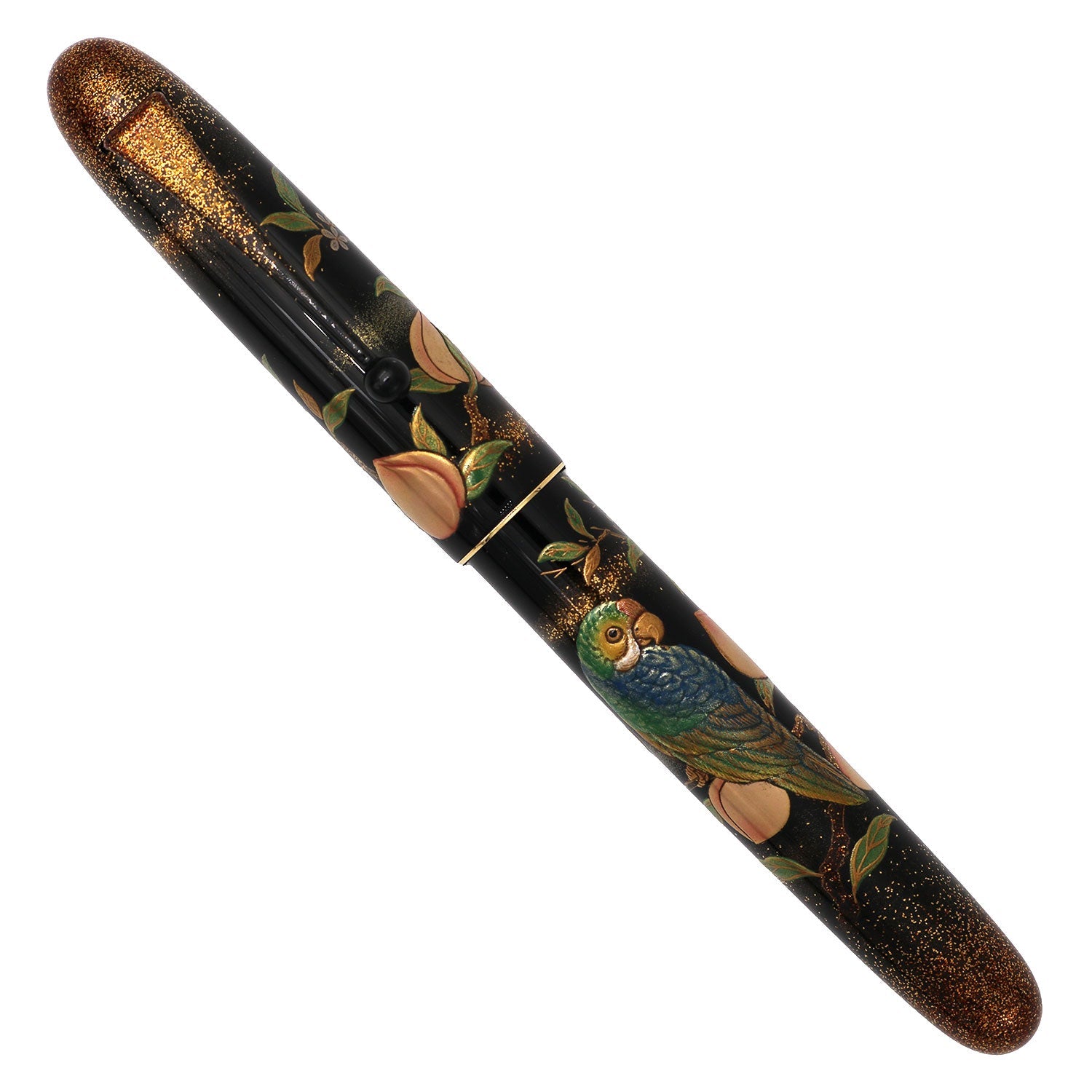 Namiki Yukari Royale Parrot with peach fountain pen - Fontoplumo