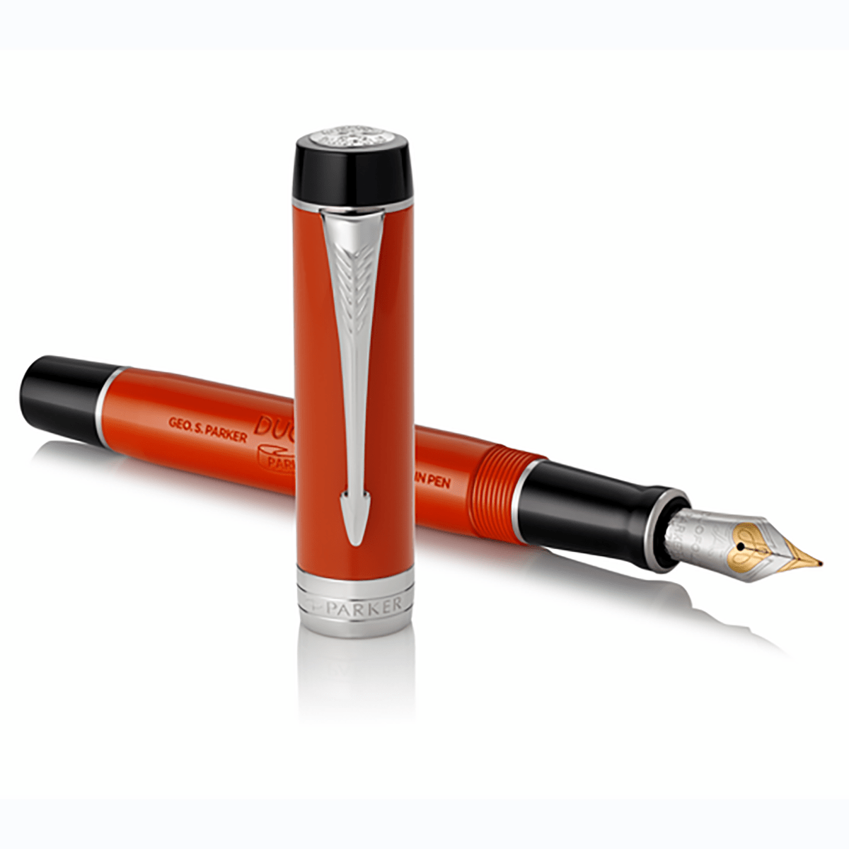 Parker Duofold classic big red fountain pen - Fontoplumo