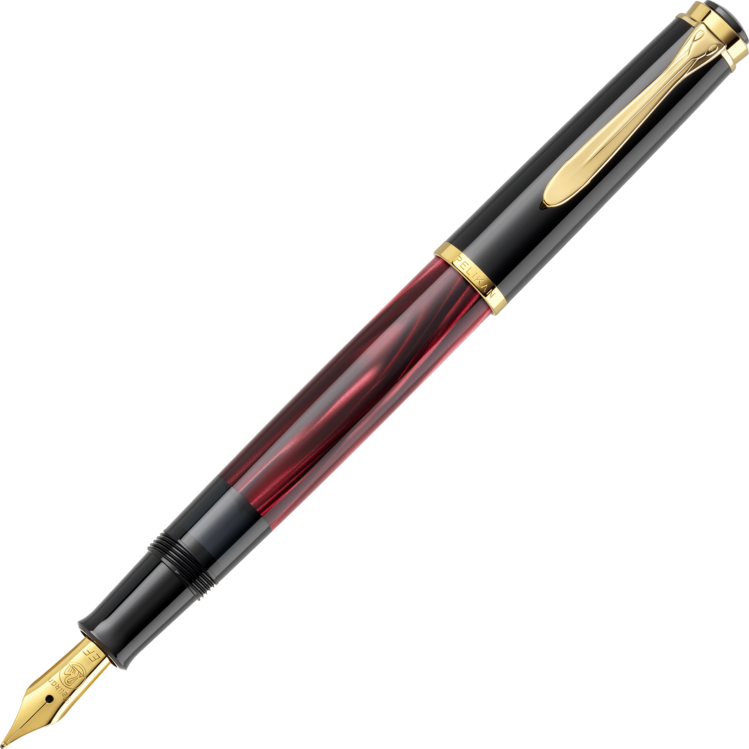 Pelikan Classic M200 Red Marbled fountain pen - Fontoplumo