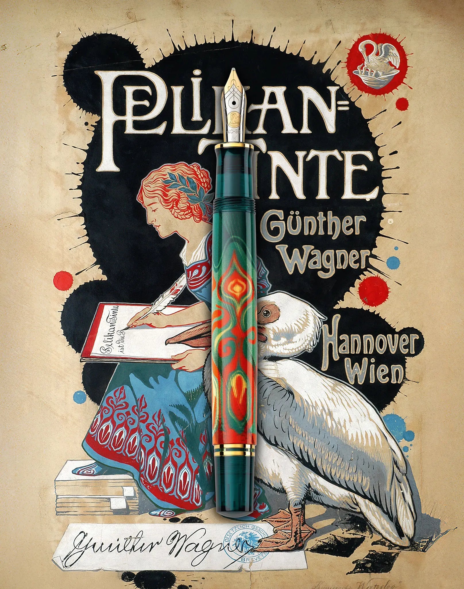 Pelikan M600 Art Collection Rudi Rother - Fontoplumo