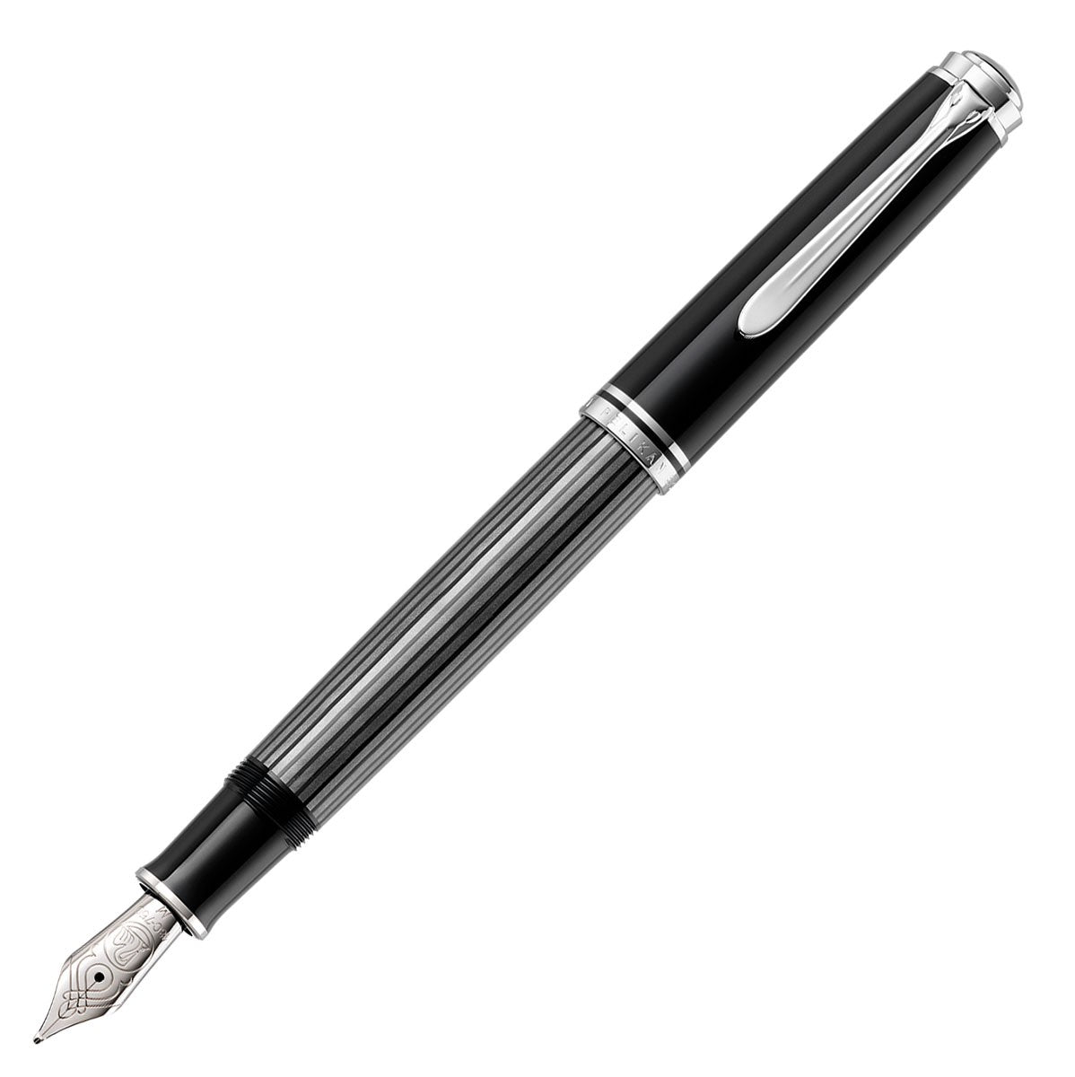 Pelikan M805 Stresemann fountain pen black/grey - Fontoplumo
