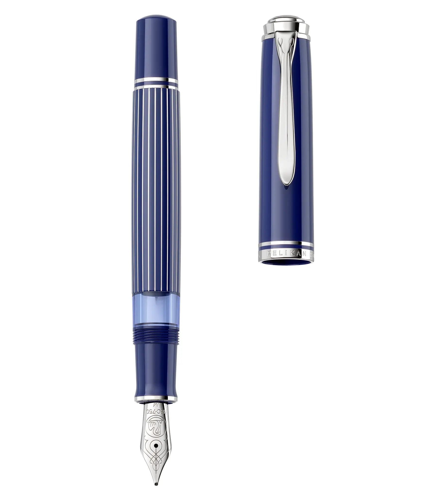 Pelikan M815 Metal Striped Blue - Fontoplumo