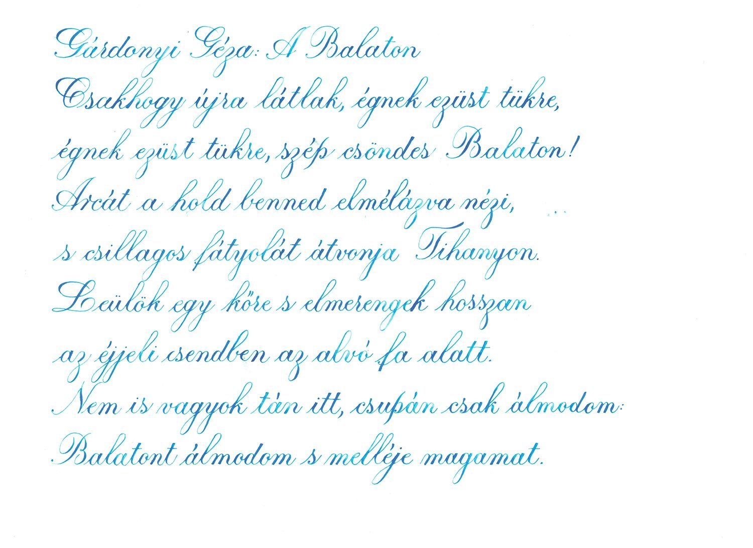 Pennonia Hupikék / Whoopie Blue fountain pen ink 50ml - Fontoplumo