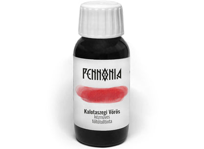 Pennonia Kalotaszegi Vörös / Kalotaszeg Red fountain pen ink 60ml - Fontoplumo