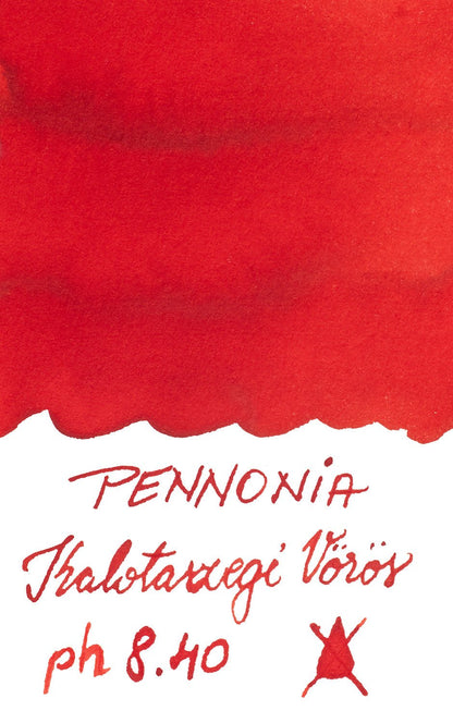 Pennonia Kalotaszegi Vörös / Kalotaszeg Red fountain pen ink 60ml - Fontoplumo