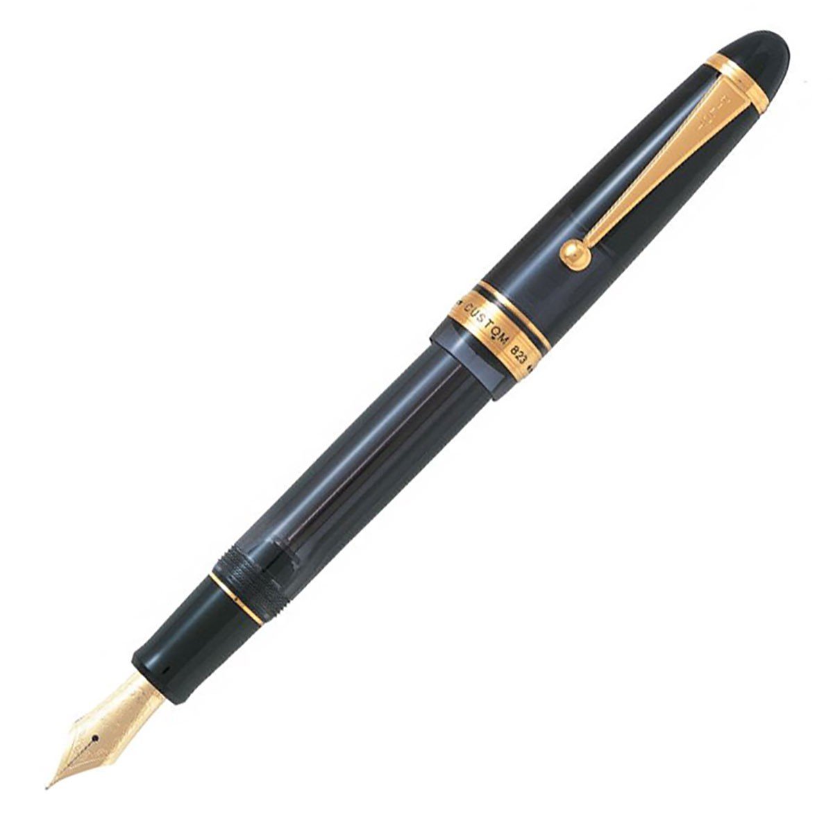 Pilot Custom 823 Black fountain pen - Fontoplumo