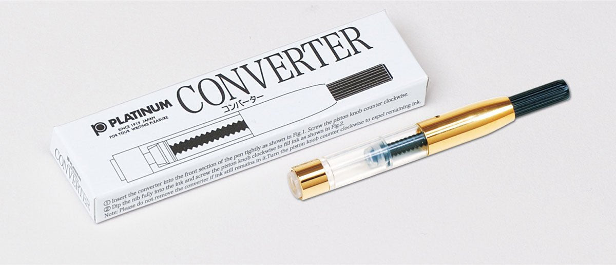 Platinum converter silver or gold color trim - Fontoplumo