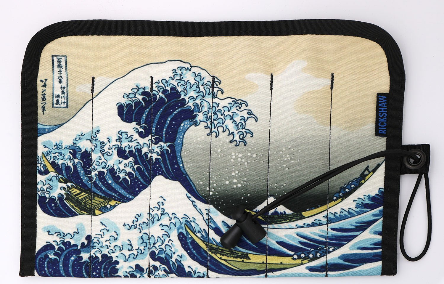 Rickshaw 6 pen hand roll Great Wave - Fontoplumo